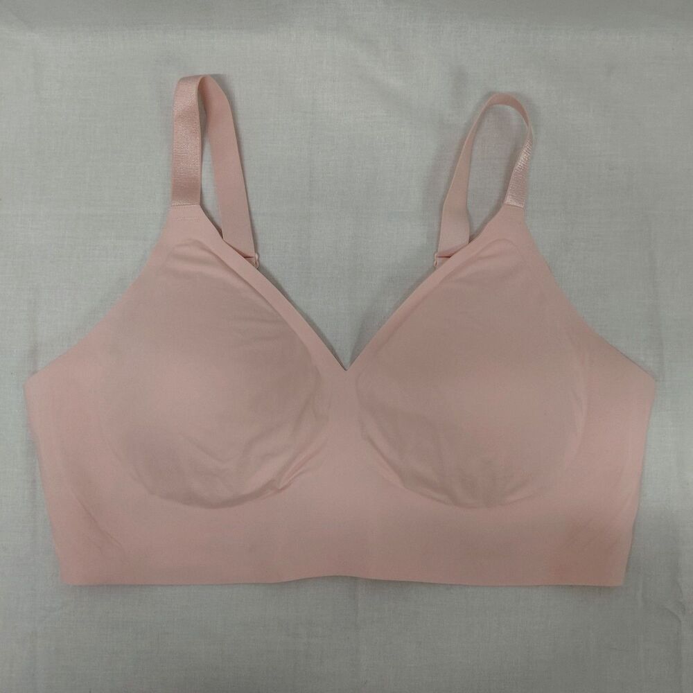 NWOT EBY Relief Bra Shell Pink Sz L DD